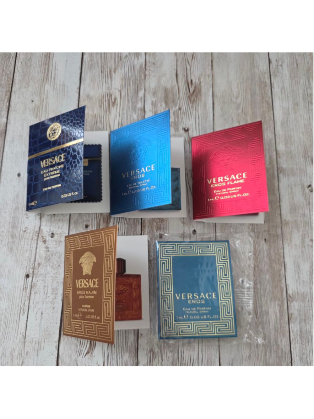 Men's Versace Grooming Fragrance Samples